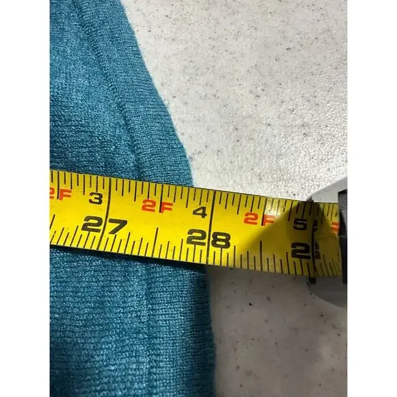 TOMMY BAHAMA turtle cowl neck SWEATER FOR WOMEN Size M Blue Wool Blend A11 - Picture 5 of 5